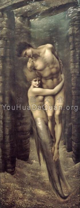 The Depths of the Sea - 爱德华·科莱·伯恩·琼斯